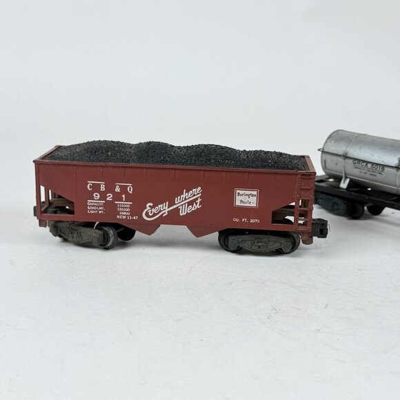 American Flyers Vintage S Gauge Tanker  West Gulf 925 Coal Car CB&Q Everywhere - Picture 3 of 9
